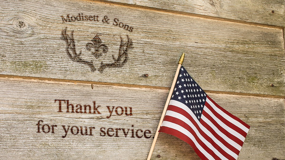 Honoring our heroes, today and every day. On this Veterans Day, Modisett & Sons raises a glass to the brave souls who've served our nation. To show our gratitude, we're offering doorstep delivery of our finest whiskies. Let the taste of Texas come to you: modisettandsons.com/buy-spirits/