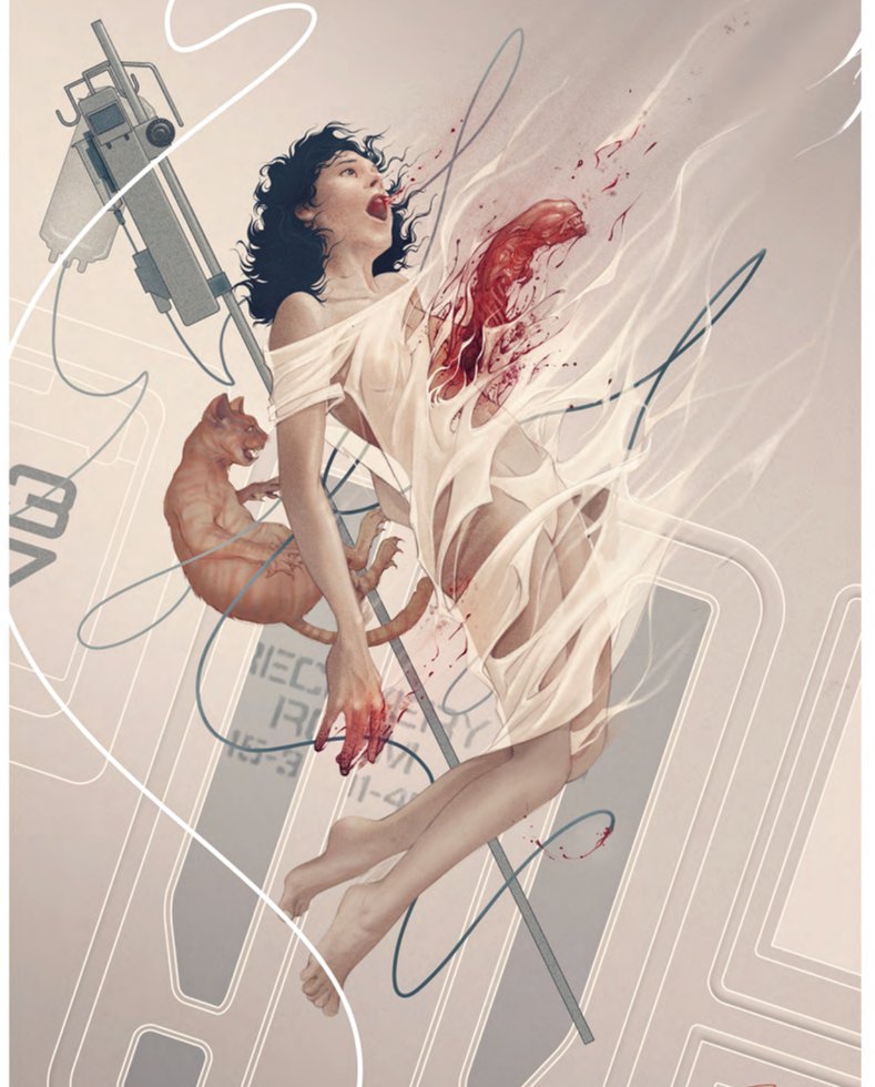 aliensexpanded's tweet image. Amazing artwork by Bruno Vergauwen depicting Ripley&apos;s nightmare. Demonstrating the beauty in horror isn&apos;t easy, but this piece manages it.
#Alien #Aliens #JamesCameron #AvP #SciFi #80s #AliensExpanded
