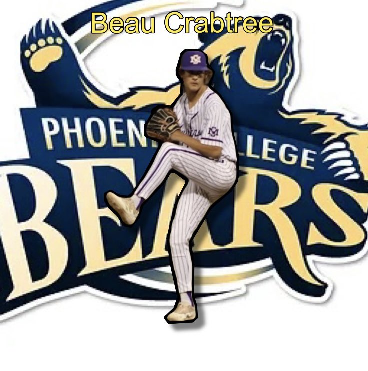 Beau Crabtree (@beaucrabtree06) on Twitter photo Very excited to announce my commitment to Phoenix College! Thank you to everyone who has helped me throughout my journey. Go Bears!! Very excited to announce my commitment to Phoenix College! Thank you to everyone who has helped me throughout my journey. Go Bears!!