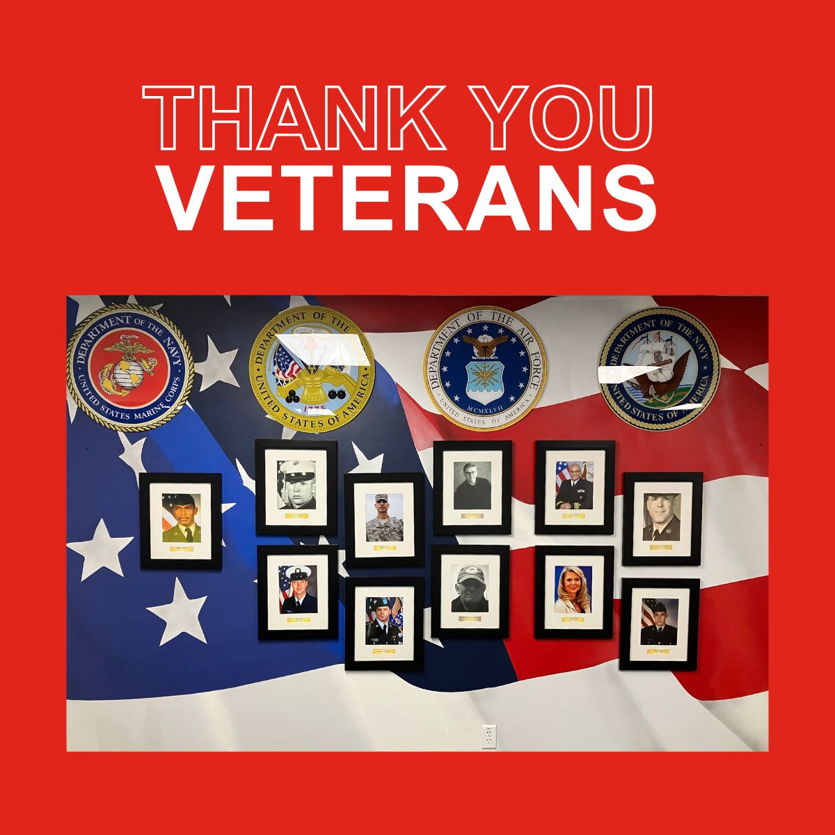 On this day, we pay tribute to all of the individuals who have dedicated themselves to serving our nation. We take pride in acknowledging that among these admirable heroes are members of the Reddy Ice team, as recognized on a special wall at our home office. Thank you.