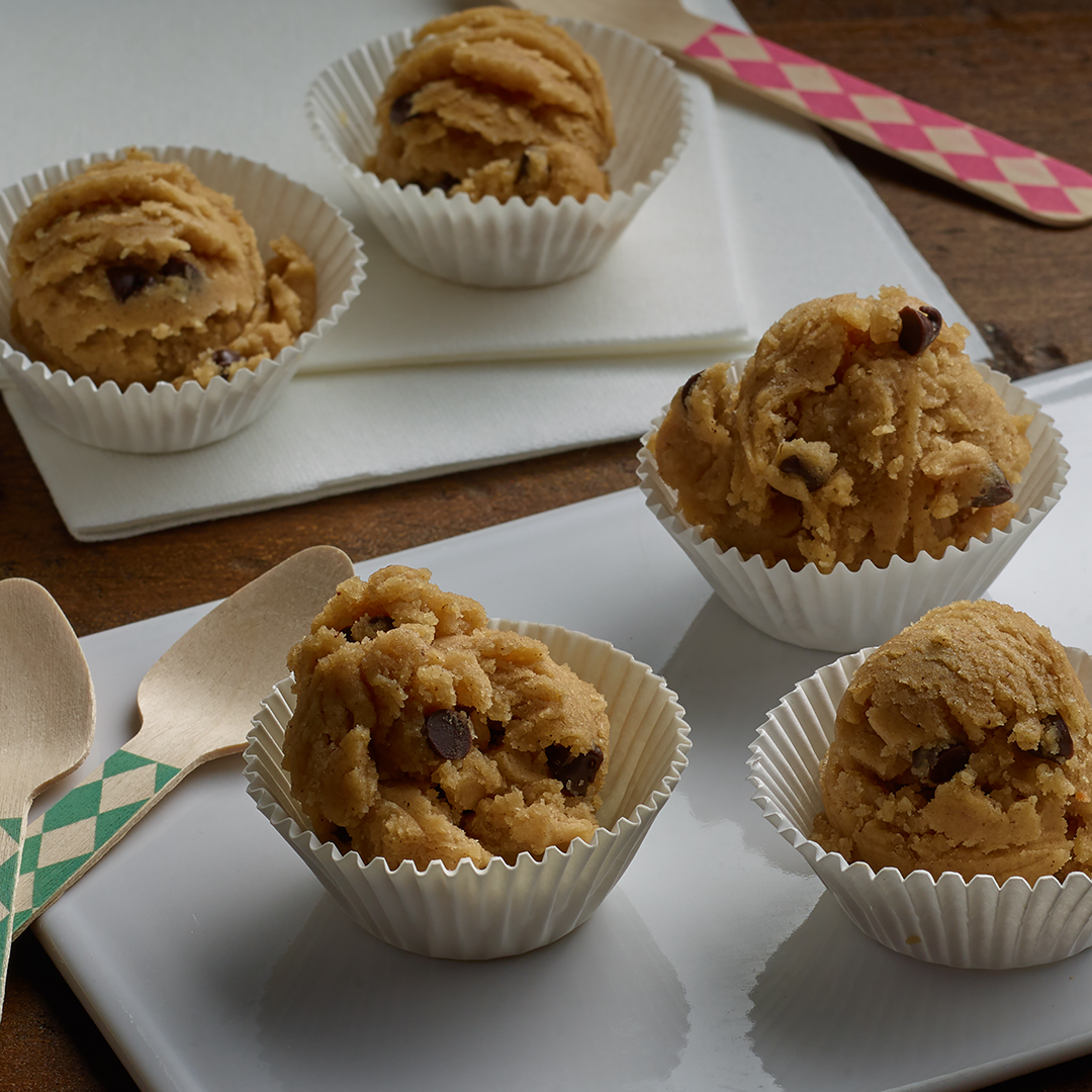 Get ready to experience the creamy, nutty delight of peanut butter in a whole new way. Our Edible Peanut Butter Cookie Dough is here to satisfy your cravings for that classic taste, straight from the spoon.