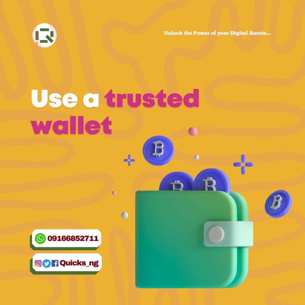 Quicks_ng's tweet image. Free tips on how to ensure that your digital assets are being safeguarded properly.

Trade with QuicksNg today.

#friday
#secureassets