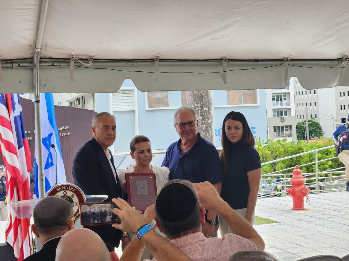 Commemorating the 85th anniversary of Kristallnacht and attending <a href="/TheBlueCard/">The Blue Card</a> event in Puerto Rico. Remembering the tragic events and advocating for tolerance and human rights.