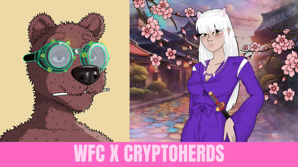 womenfromcosmos's tweet photo. ✨ NEW GIVEAWAY ALERT! ✨

We're collabing with our friends @_Cryptoherds for their upcoming launch &amp; we have some WL spots for you all! 😍🤩

🔥 10 x WL spots 🔥

Easy to join fam: 
1. RT &amp; 
2. Follow @_Cryptoherds &amp; us
3. Tag some friends https://t.co/ow6MzojktK