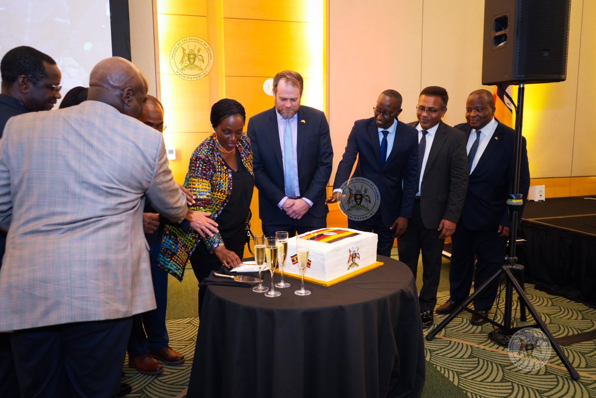 On 9th Nov 2023,@RobieKakonge_ with the Uganda Embassy celebrated Uganda’s 61st Independence Day Anniversary at @ReaganITCDC bringing over 200 distinguished guests together including US Government officials, Diplomatic Corps, and the Ugandan diaspora in the US