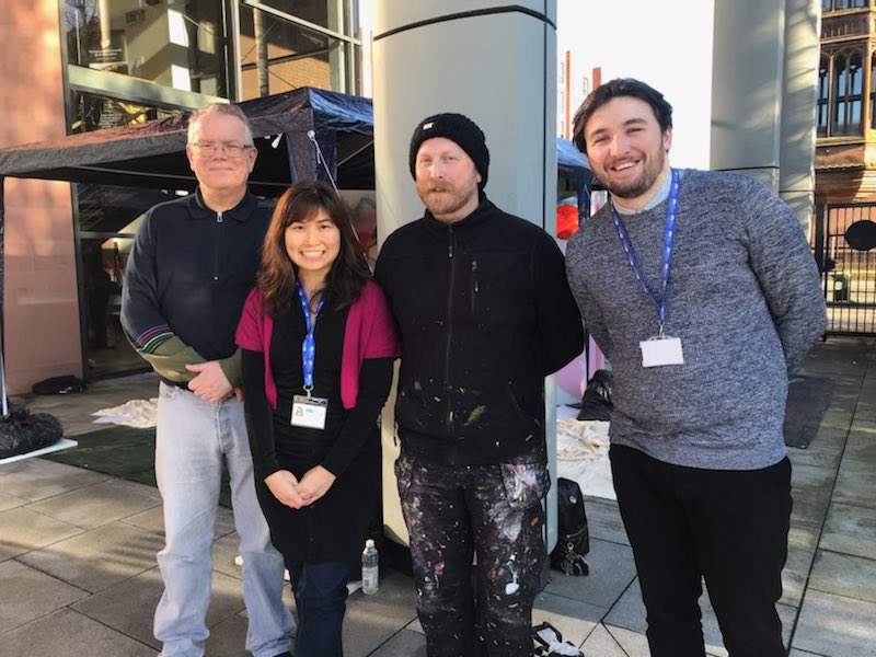 Always an absolute pleasure to collaborate with Hope University - colleagues Ivy Wong-Tebbits and Arron Hutchinson joined Principal of <a href="/LivHopeCreative/">Liverpool Hope Creative and Performing Arts</a> Steve Davismoon <a href="/stevedavismoon/">Stephen Davismoon</a> at Capstone Theatre <a href="/BeingHumanFest/">Being Human Festival</a> Being Human Festival ☂️#Neurodiversity <a href="/LiverpoolHopeUK/">Liverpool Hope University</a> ☂️