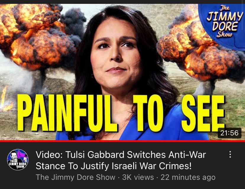 UKnowTheThing36's tweet image. #PrincessOfWarmongers

@TulsiGabbard 

#NetanyahuPuppet

- youtu.be/qhg8OBz0zLQ?si…