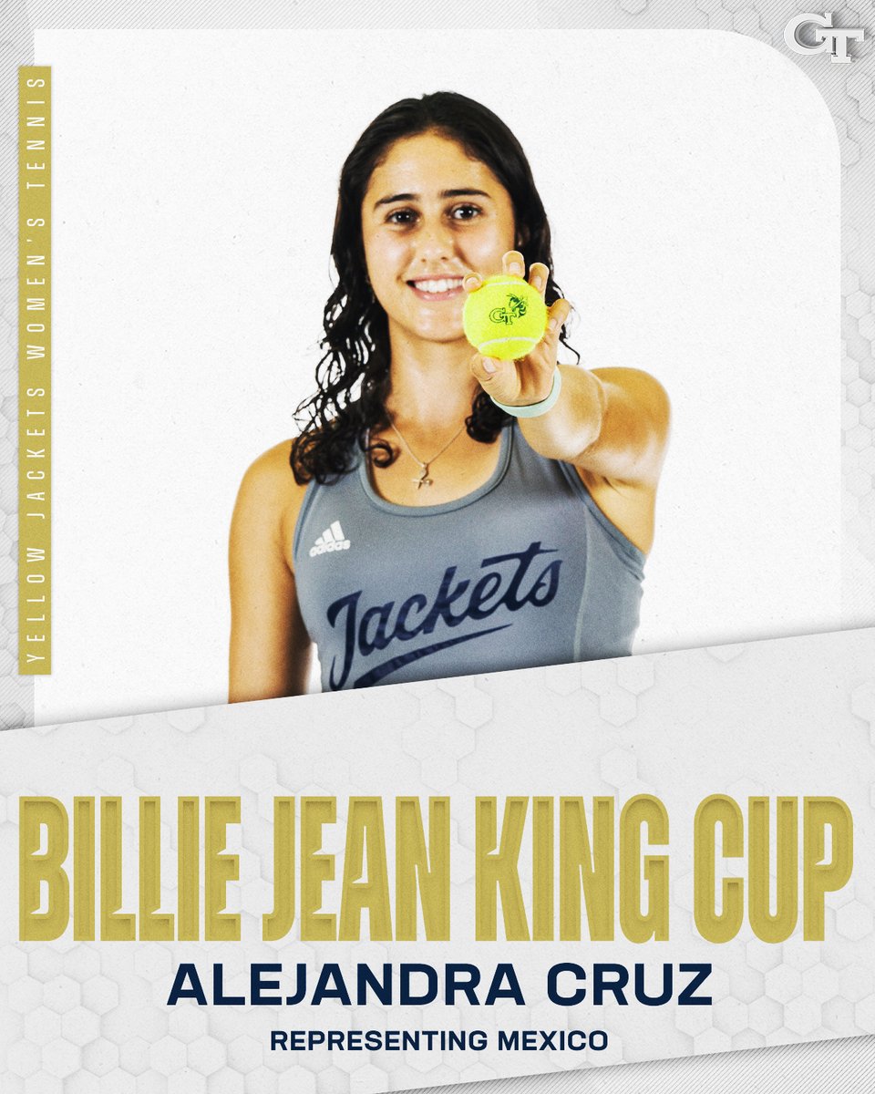 𝓖𝓞𝓞𝓓 𝓛𝓤𝓒𝓚 to Alejandra Cruz this week competing in the Billie Jean King Cup Play-Offs representing Mexico! #StingEm