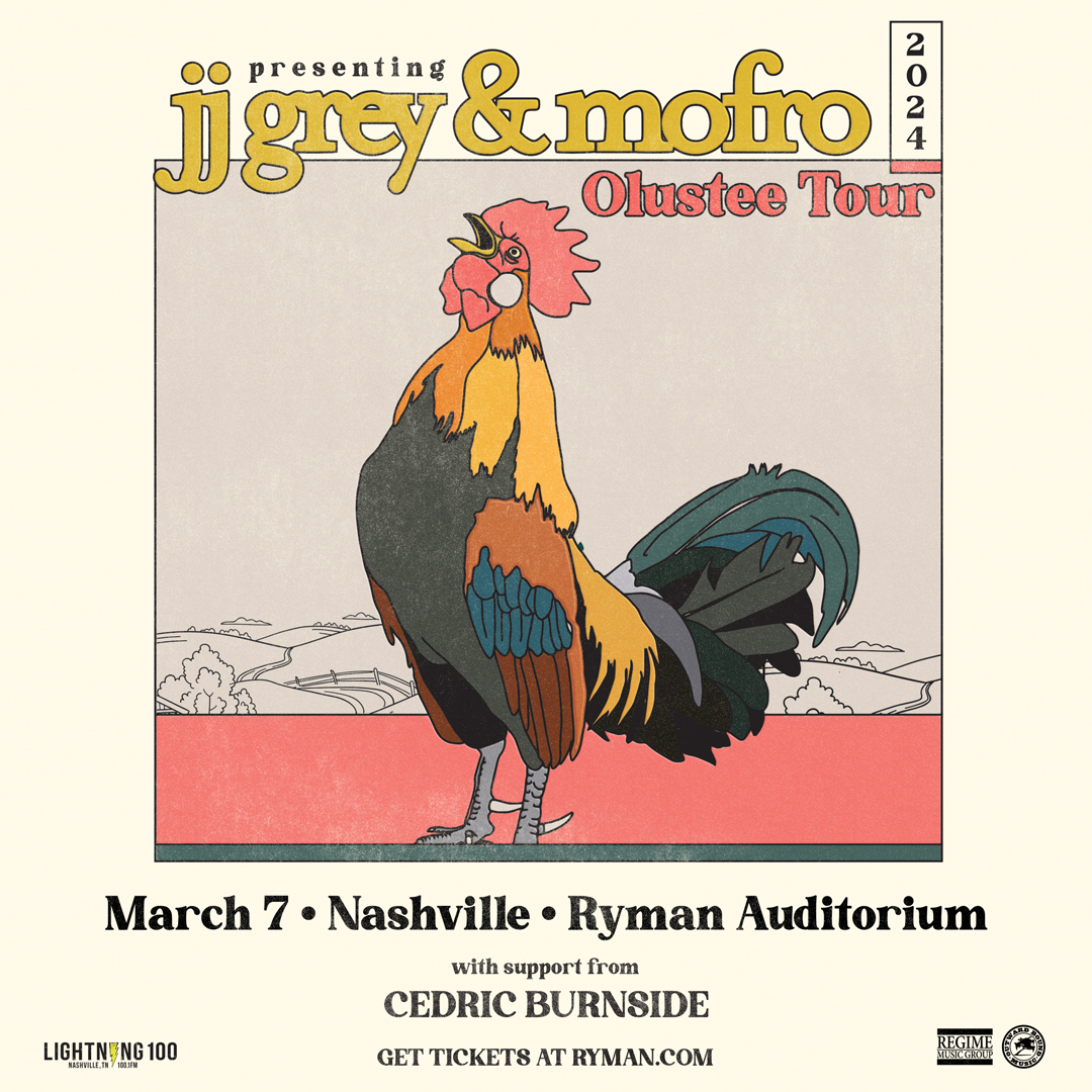 Your ticket in to @theryman to see @JJGREYandMOFRO awaits you. Buy them now to get the best seats before they're gone! 🎟: ryman.com/event/2024-03-…