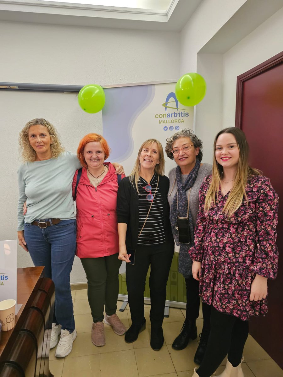 ¡¡¡Felicidades!!! <a href="/ConartritisPMA/">ConArtritis-Mallorca</a> . Ha sido un placer acompañaros en la inauguración de vuestra sede. <a href="/IsabelPerez_AR/">Isabel Perez</a> <a href="/AndreaPuertoAIJ/">Aɴᴅʀᴇᴀ Pᴜᴇʀᴛᴏ</a>  y resto de junta directiva. 
¿Os han diagnosticado #Artritis, eres familiar...? No dudéis en poneros en contacto con ➡️ <a href="/ConartritisPMA/">ConArtritis-Mallorca</a>