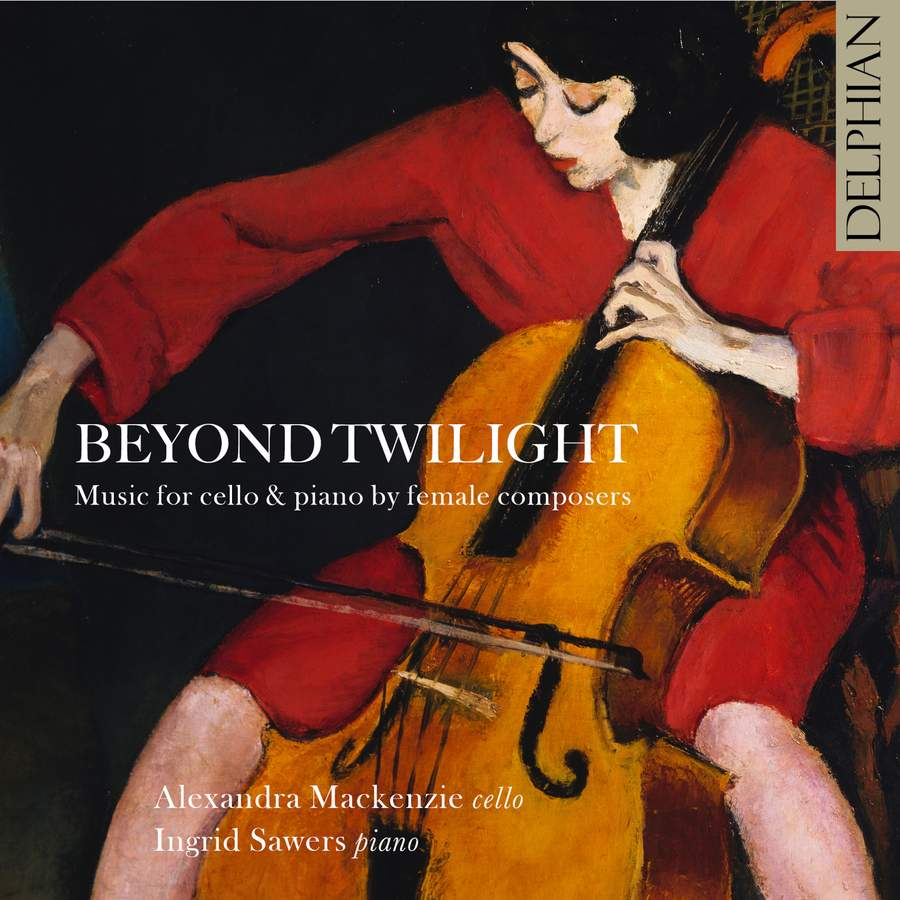 #NewReleases2023 #473
Beyond Twilight
@AlexMacCello @IngridSawers

I listened after sunset yesterday and before dawn this morning and this mainly miniature cello & piano music by female composers couldn't have been more congenial company either time ❤️🖤