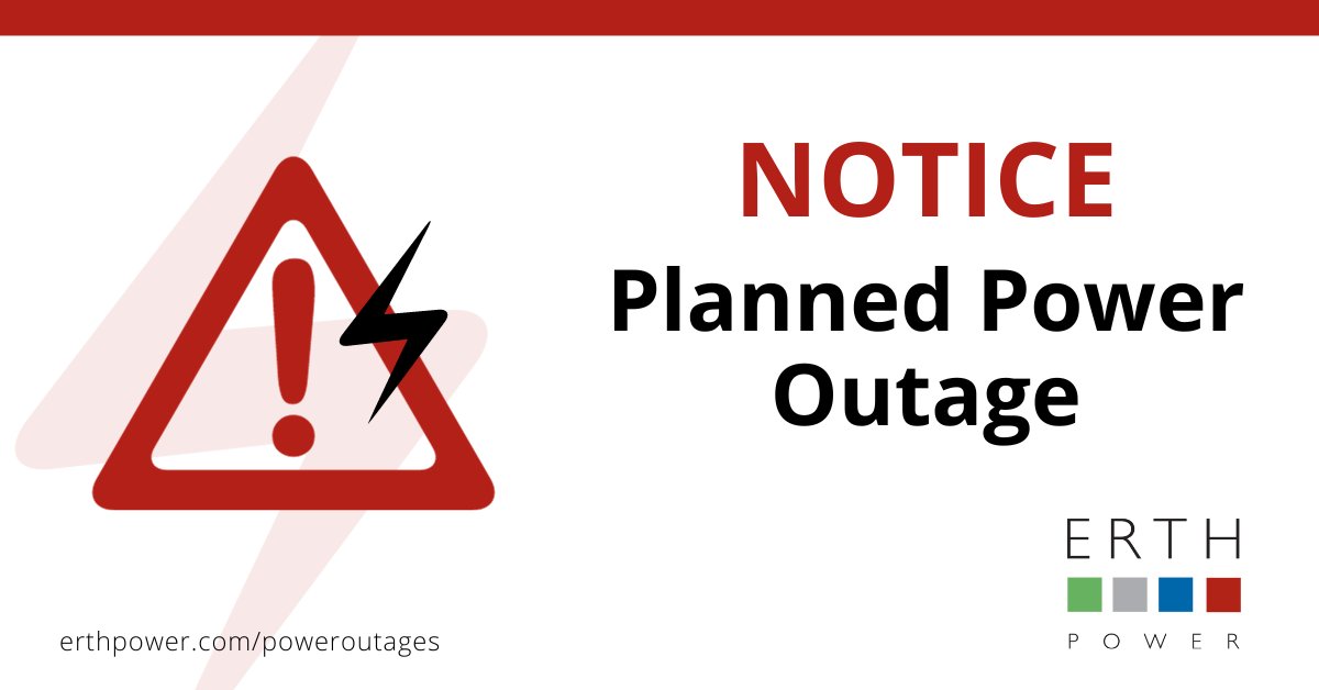 PLANNED POWER OUTAGE - Town of Aylmer - November 12

A planned power outage is required this Sunday, November 12, from 6 a.m. to 7 a.m. in order for Hydro One to perform critical repairs at its Aylmer transmission station. 

More details: erthpower.com/poweroutages