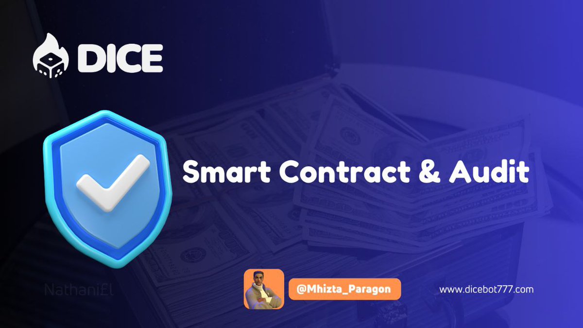 Mhizta_Paragon's tweet image. 🎲 𝗦𝗠𝗔𝗥𝗧 𝗖𝗢𝗡𝗧𝗥𝗔𝗖𝗧 
🔹DICE Bot Token
etherscan.io/address/0x762f…
🔹Escrow
etherscan.io/address/0x3a54…
🔹Deployer
etherscan.io/address/0x6Dad…
🔹Multisig
etherscan.io/address/0x1102…
🔹 Revenue Share
etherscan.io/address/0x724e…

🎲 𝗔𝗨𝗗𝗜𝗧

#DICEBOT underwent a comprehensive security...