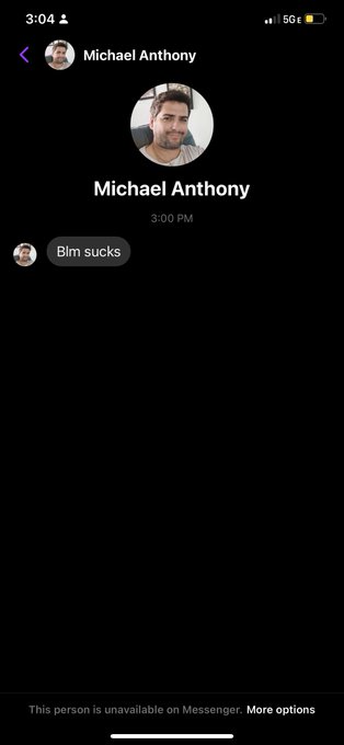 Look at this colonizer messaging me then blocking me https://t.co/rpdhtZjw35