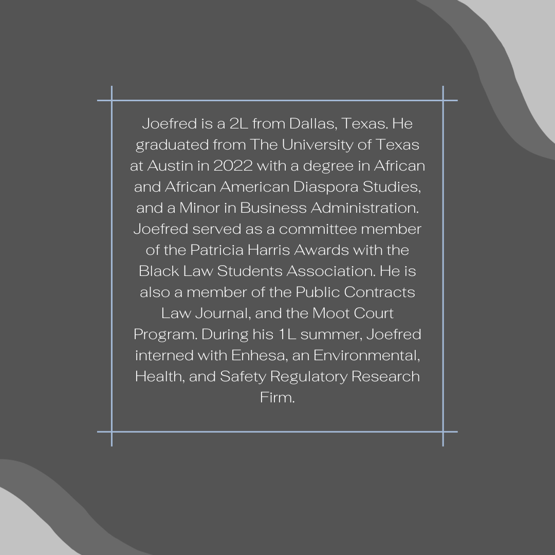 gwhealthlaw's tweet photo. We are thrilled to spotlight one of our new Kahan Health/FDA Law Fellows this year, Joefred Uwaelue. https://t.co/BE0loJmvDC