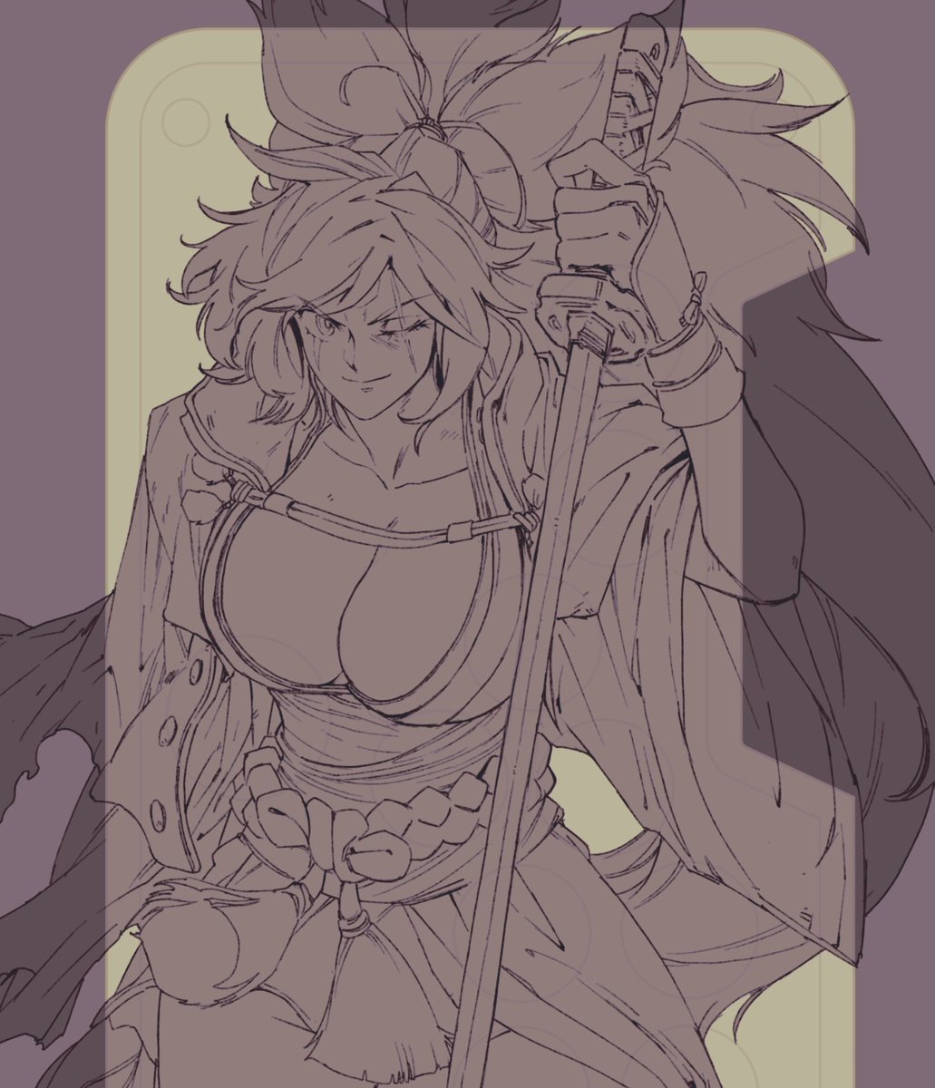 梅喧 「Speaking of GG…  Here's a sneak peek of 」|D.のイラスト