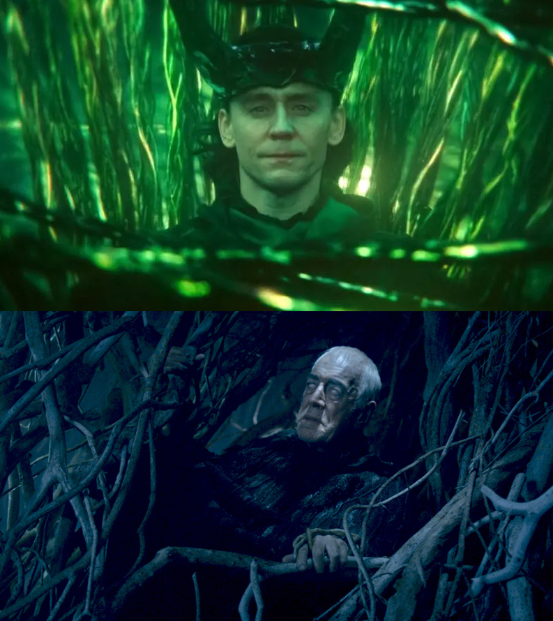 Amyloo's tweet image. Three-eyed Loki?