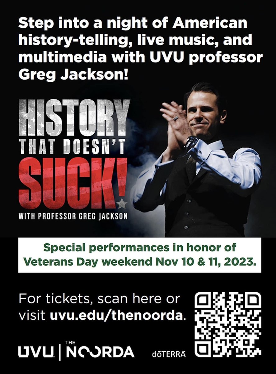 ProfGregJackson's tweet image. Utahns! Who’s joining me @UVU this weekend?