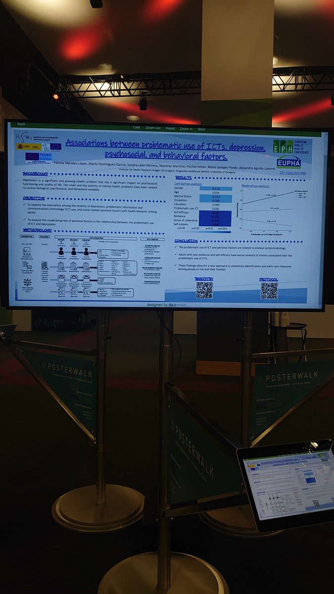 GAIAPinfo's tweet photo. Nuestra investigadora @MendezLopezF está asisiento a la 16th Europea Public Health Conference 2023 (@EPHconference en Dublín estos dias (9- 11 noviembre) y presentando sobre nuestros estudios de investigación en salud mental en atención primaria y longcovid https://t.co/9MVXoFckVE