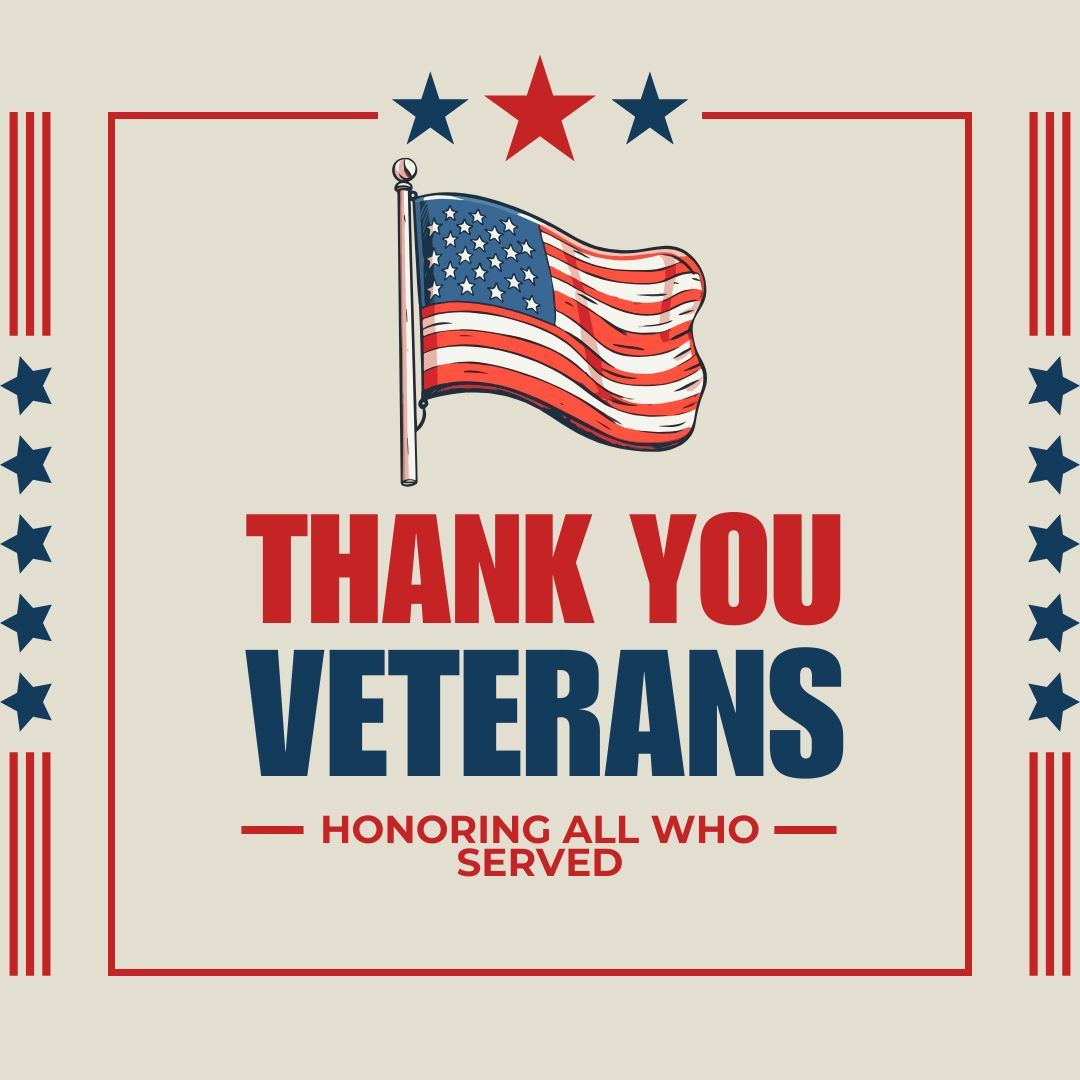 Thank you to all Veterans! #VeteransDay