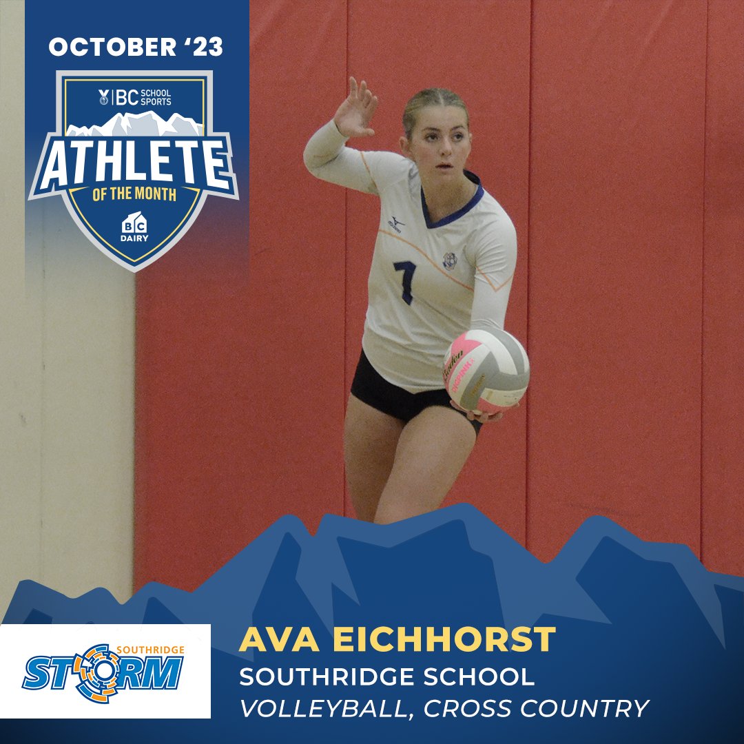 Introducing our Oct. 2023 Athlete of the Month Presented by <a href="/BCMilk/">BC Dairy</a>, Ava Eichhorst! Ava is an incredible multi-sport athlete. She is the captain of her volleyball team and has helped enter the first-ever cross country team in school history. (1/2)
#BCSSAthleteOfTheMonth