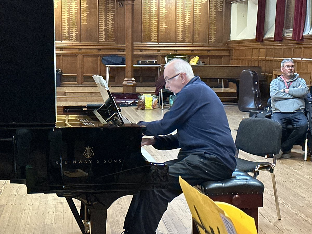 BlackpoolSymph1's tweet photo. Some pictures from our rehearsal last night. We’re all ready to take you on a musical journey on Saturday night. 7.30pm Rossall School. https://t.co/cJvDMh3sPo or on the door £22 @HHconductor @MartinRoscoe1 https://t.co/6RBGsP7nzP