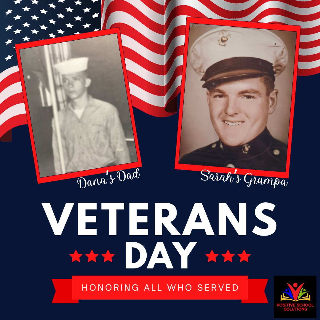 “How important it is for us to recognize and celebrate our Heroes and She-roes!” -Maya Angelou

We are so appreciative for the service of all of the Veterans that have served and hold a very special spot in our hearts for our family veterans! <3
#veteransday #thankaveteran