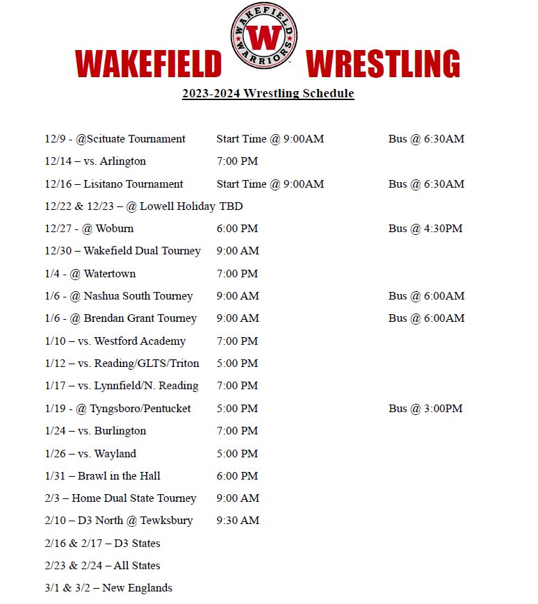 Wakefield Wrestling (@wakefieldwrest2) on Twitter photo 