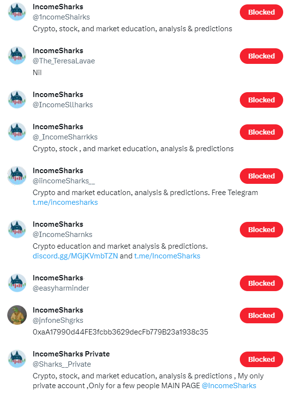 IncomeSharks's tweet photo. Please don't give these scammers any of your money. It's probably obvious to most but I still get messages asking if it's really me asking for money or offering some sort of coaching service. There's even an Instragram account pretending to me showing off with rolexes and gold https://t.co/s3ukjJ6UyC