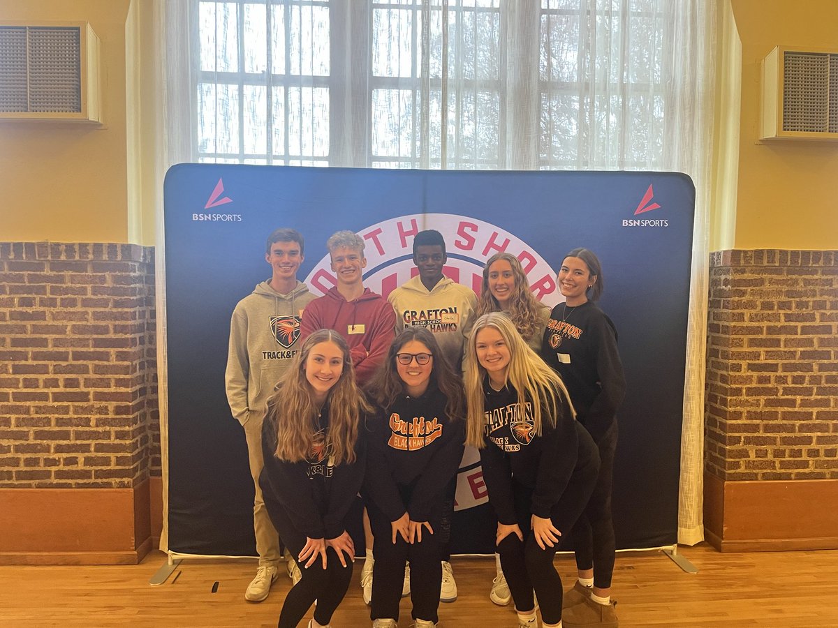 The GHS contingent had an excellent day today at the North Shore Conference Sportsmanship Summit in Hartford! #BlackHawkpride
