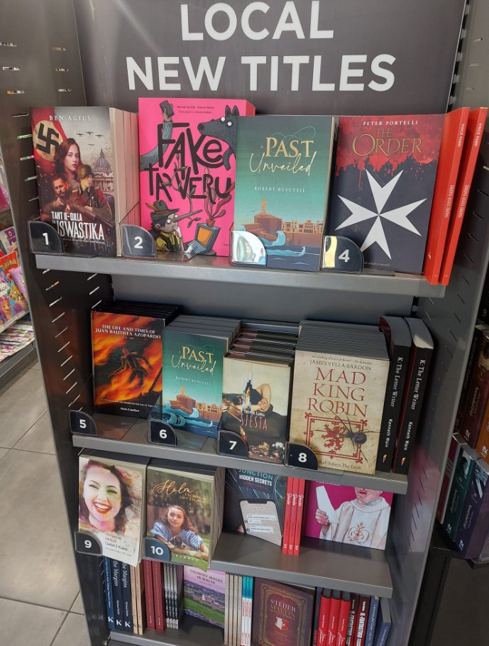 markcamilleri5's tweet photo. "The life and times of Juan Bautista Azopardo" trending at the WH Smith, Malta International Airport Departures Hall :) https://t.co/GhLfbBs7Tj
