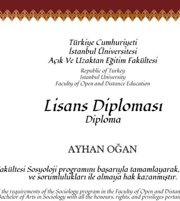 @omarkha18979931 İşte diploma geçen gün danışmanı paylaşmış❕