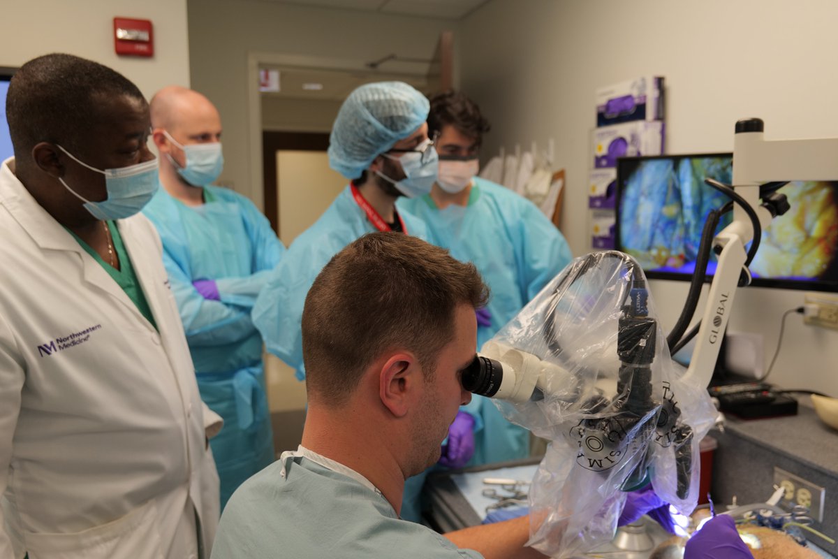 Skull Base Lab (@nmskullbase) on Twitter photo Our <a href="/NUFeinbergMed/">Northwestern Feinberg School of Medicine</a> trainees regularly learn from expert faculty like Lab Director James Chandler, MD, (pictured). Now, registration is officially open for anyone seeking #CME credits! Learn about our hands on #SkullBase training program, held 3/8-10, here: nmskullbase.org/advanced-train… Our <a href="/NUFeinbergMed/">Northwestern Feinberg School of Medicine</a> trainees regularly learn from expert faculty like Lab Director James Chandler, MD, (pictured). Now, registration is officially open for anyone seeking #CME credits! Learn about our hands on #SkullBase training program, held 3/8-10, here: nmskullbase.org/advanced-train…