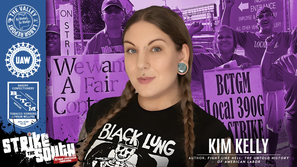 HOUR 5

<a href="/GrimKim/">Kim Kelly</a> joins to help raise money for striking <a href="/UAW/">UAW</a> and <a href="/BCTGM/">BCTGM International</a> members

TUNE IN: youtube.com/watch?v=7h3Lei…

DONATE: TVLR.FM/StrikeFundrais…