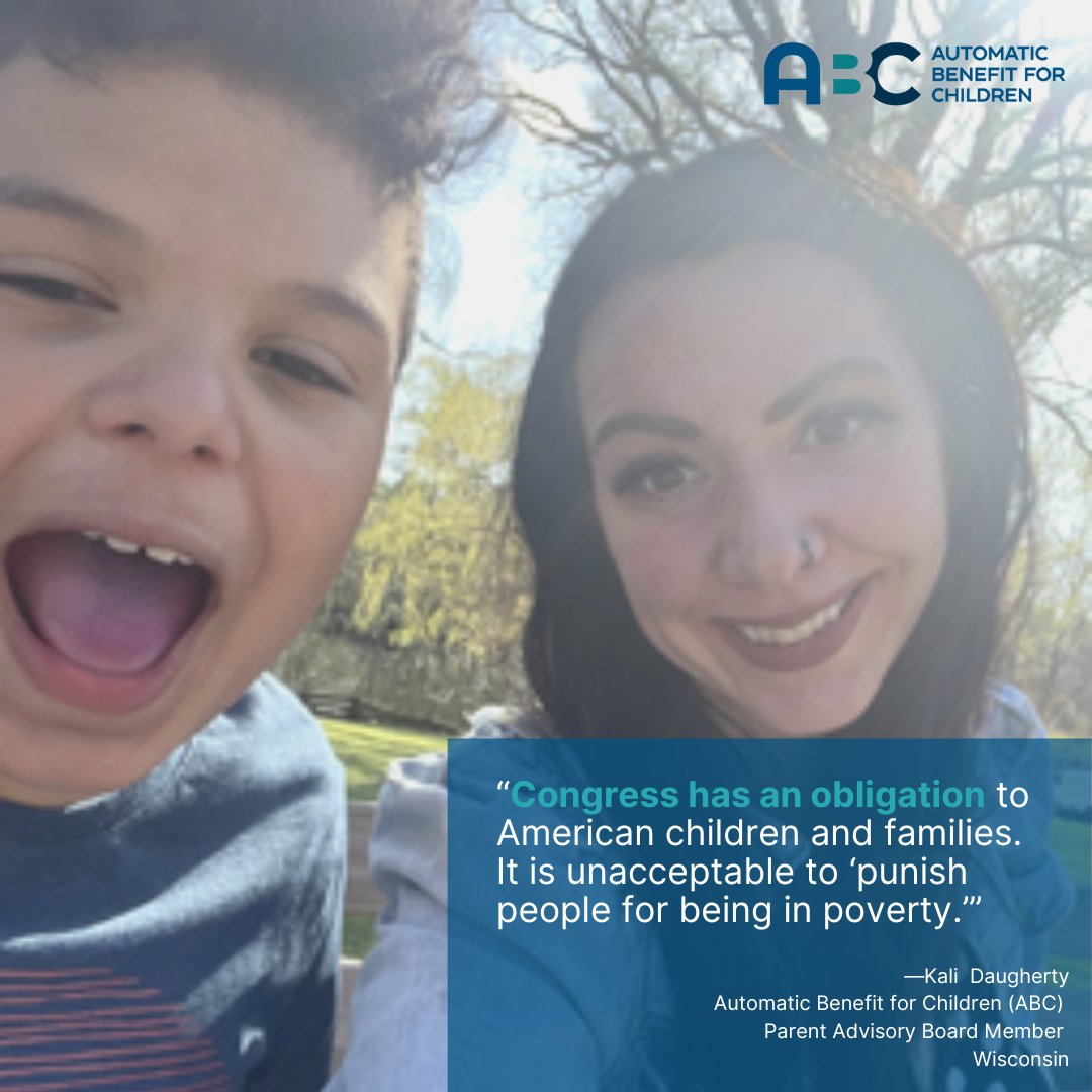 .@USCensusBureau data shows child poverty dramatically increased last year due to the expiration of the '21 #ChildTaxCredit improvements. Kali, one of our Parent Advisory Board members in Wisconsin, says Congress must restore the expanded CTC! Take action: p2a.co/CnrYQ5M