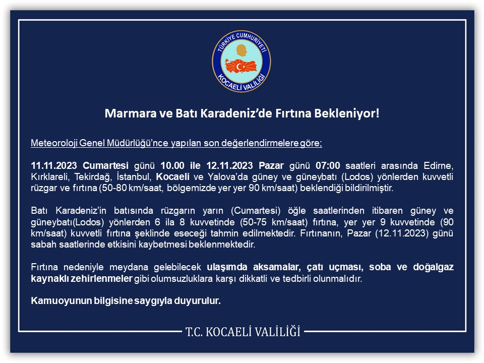 kocaelivaliligi's tweet photo. Marmara ve Batı Karadeniz’de Fırtına Bekleniyor!
@SeddarYavuz 
▶️https://t.co/MOjU2IBnXG https://t.co/Xk9kibBZWZ