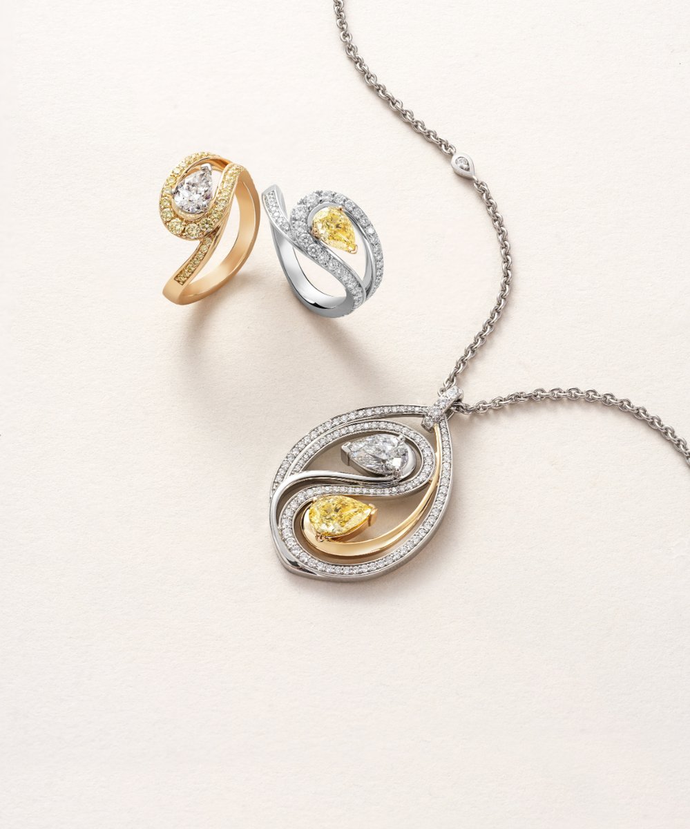 Introducing our latest edition to DMR's ‘Ditto’ Collection, a stunning jewellery collection combining 18ct yellow gold, white gold and platinum with sparkling pear shape yellow and white diamonds.

Available exclusively at our boutique within The Peninsula London.
