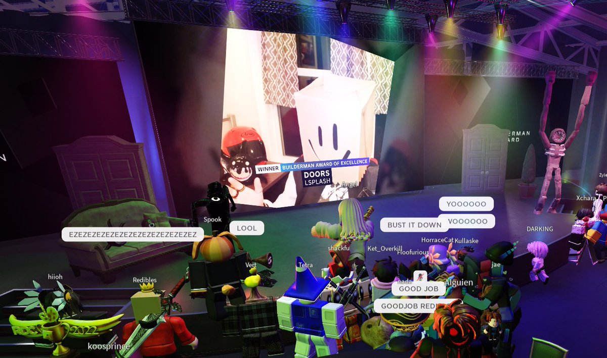 Builderman Award of Excellence, Roblox Wiki