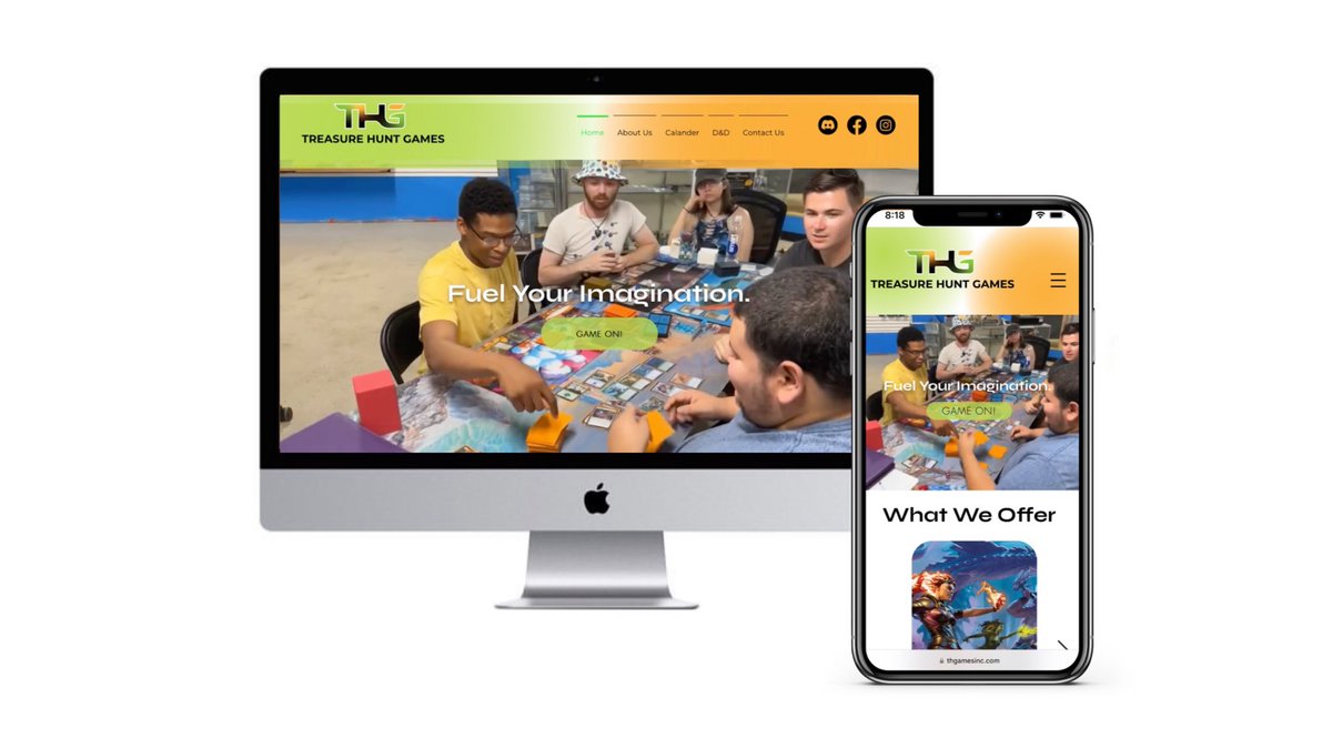 DesignU_'s tweet image. Website we designed for our client Treasure Hunt Games. 🕹️

For website design services send and inquiry at designu.co 

#webdesigner #webdesign #branding