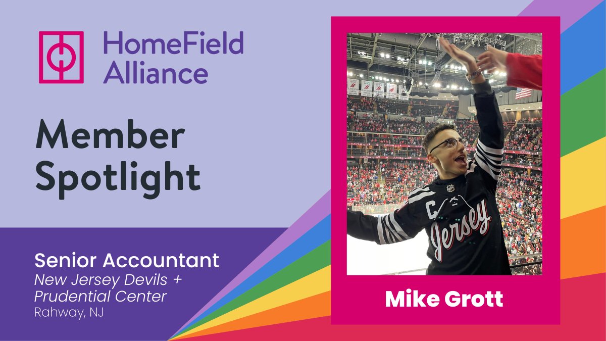 HomeFieldTeam's tweet photo. We love our members! Meet Mike Grott, a Pittsburgh native &amp; Pitt alum currently living in Rahway, N.J. with his fiancé, Dakota. When he’s not repping Pride rainbow or Devils red, you can catch him sporting his hometown colors: Black &amp; Gold. Find out more: https://t.co/zn0gMUXOMR https://t.co/ovHCnJR7YI