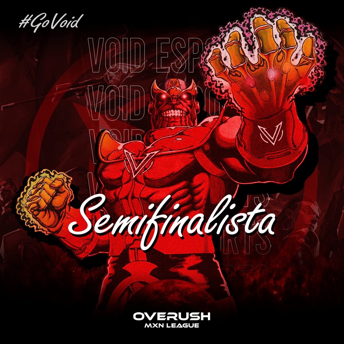 Vamos  a esas semifinales con TODO 💪💪

#VOIDTFUP