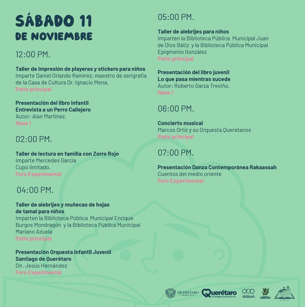 No te pierdas las actividades del Festival del Libro Infantil y Juvenil que tenemos preparado para que disfrutes en familia
