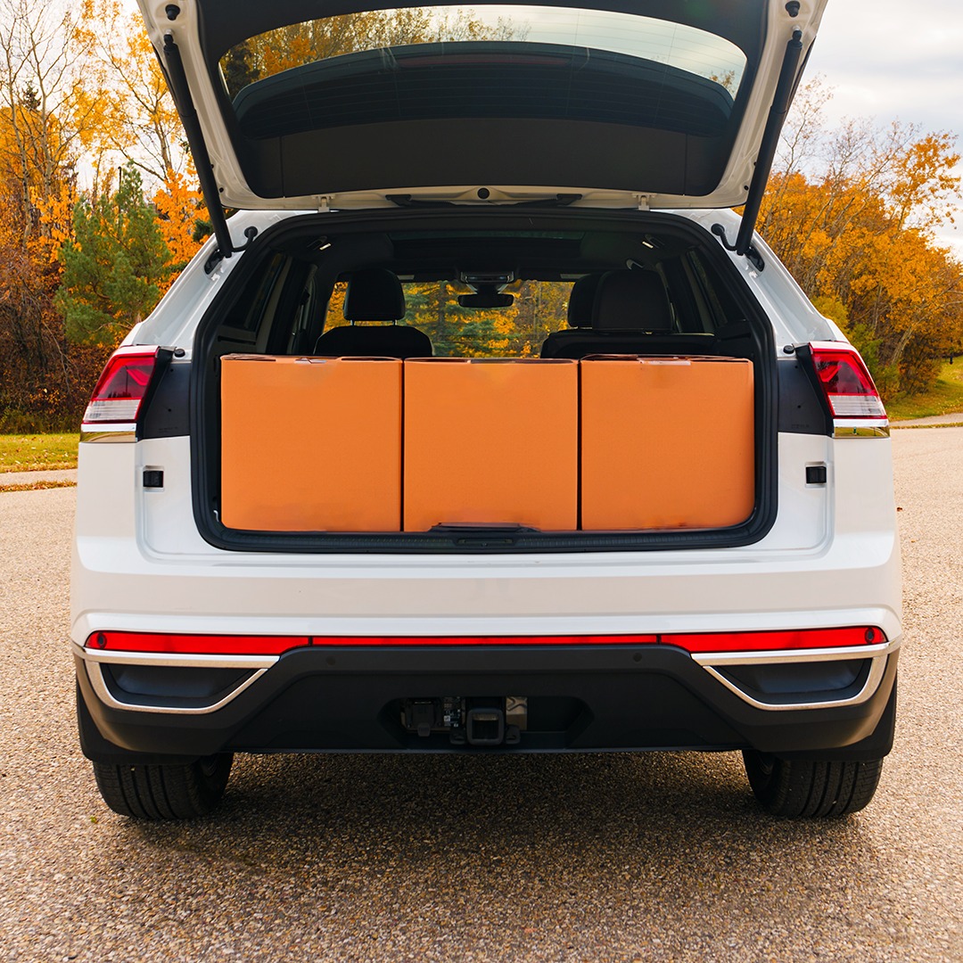 The #VWCrossSport #SUVW is a perfect combination of big drive and bold style, with up to 2,197 L of flexible cargo space, and 60/40 split-folding rear seats. 

#Volkswagen #BrownsVolkswagen #VolkswagenCanada #VW #PEI