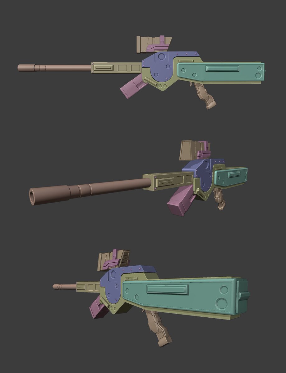 theefenders's tweet photo. My remake of the original Energy Sniper Rifle from the AC series, a weapon representing an opposing philosophy to #CORETHEORY in #ArmoredCore. #AC6 #ARMOREDCOREVI https://t.co/N15VAyTCDN