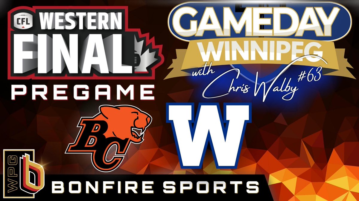 Coming up next! Including your chance to win 2 lower bowl tickets to The Madhouse for the West Final — but you gotta watch LIVE! 👉youtube.com/live/zBMu3bUNP… #Bombers \ #BCLions | #CFL