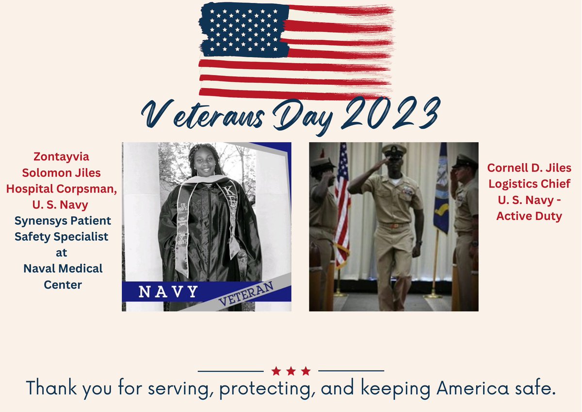SynensysGlobal's tweet photo. Synensys, a Service Disabled Veteran Owned Small Business (SDVOSB), is proud to honor the Veterans both retired and on active duty that are part of our team, our families and our friends. Thank you for your service! #VeteransDay2023 https://t.co/v9u0ofF3Fq