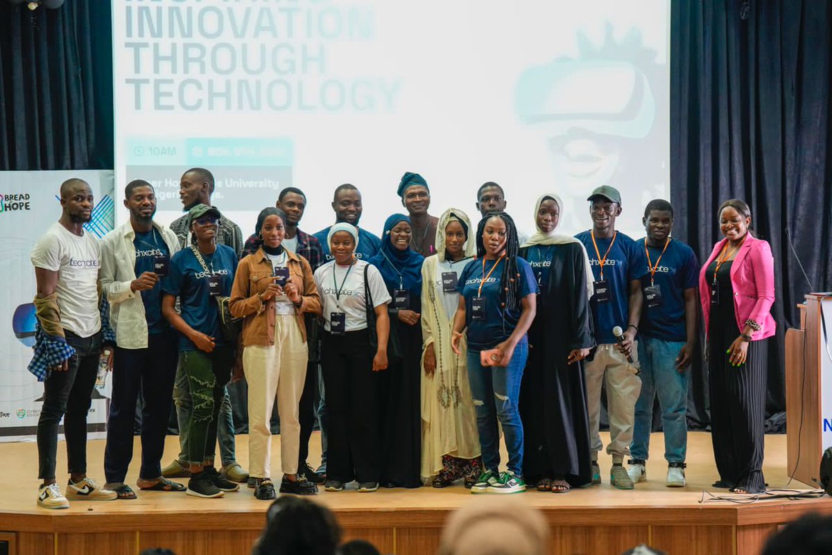 What a truly lovely moment at the #techXcite event at Nile University, Abj.

The discussions ranged from creativity &amp; technology to startup, python development and cybersecurity, making it a wonderfully engaging experience. 

We are grateful for the opportunity to be a part of it
