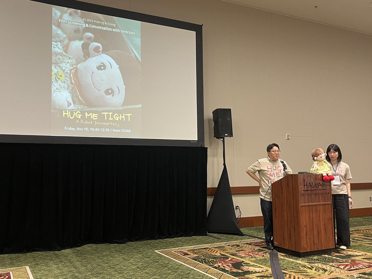 Giulia De Togni @giulia-de-togni.bsky.social (@giulia_de_togni) on Twitter photo Unmissable event now in Room ***323AB*** at #4SHonolulu2023 ⬇️ 🤖 <a href="/4sWeb/">The Society for Social Studies of Science</a>
With <a href="/heesunshin2/">Heesun SHIN</a> <a href="/ChihyungJeon/">Chihyung Jeon</a>
#robot #care #health #aging #responsibleinnovation #STS Unmissable event now in Room ***323AB*** at #4SHonolulu2023 ⬇️ 🤖 <a href="/4sWeb/">The Society for Social Studies of Science</a>
With <a href="/heesunshin2/">Heesun SHIN</a> <a href="/ChihyungJeon/">Chihyung Jeon</a>
#robot #care #health #aging #responsibleinnovation #STS