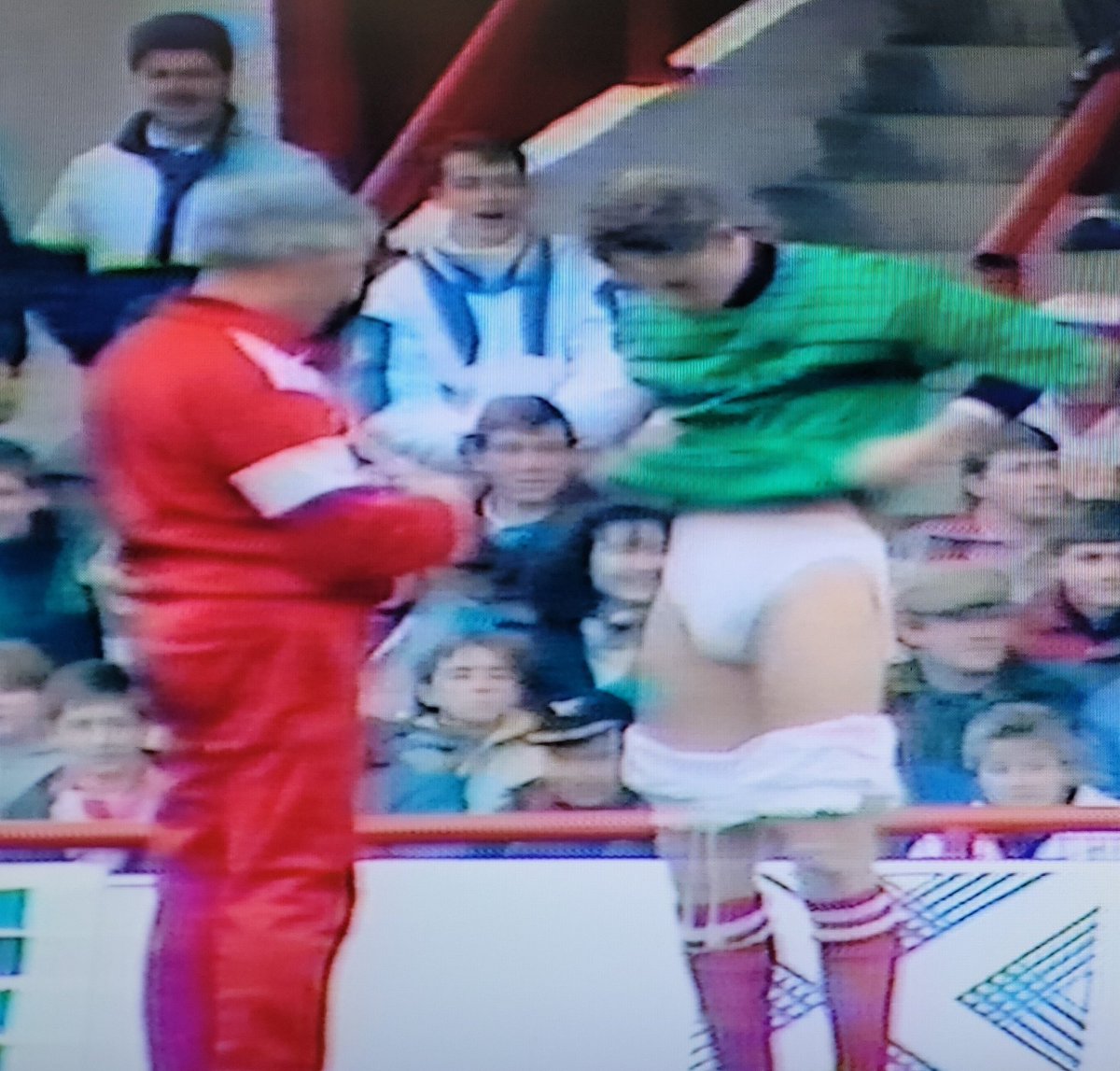 Coming soon also ,  Boro V Villa 1987,  including coops showing everyone his big pants when going in goal 🤣🤣