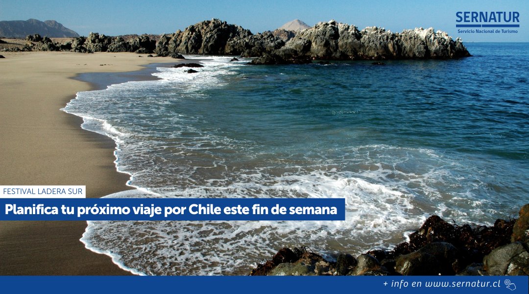 📌 Las dieciséis regiones del país exhibirán en <a href="/ladera_sur/">Ladera Sur 🌎</a> sus atractivos a través de productos locales, presentaciones de proyectos turísticos con foco en la sustentabilidad, activaciones familiares y shows culturales.
🔗 ¿Quieres ir? Revisa detalles en sernatur.cl/planifica-tu-p….